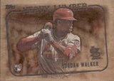 2023 Jordan Walker Topps HEAVY LUMBER ROOKIE RC #HL-53 St. Louis Cardinals