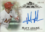 2013 Matt Adams Topps Tribute AUTOGRAPH 55/99 AUTO #TA-MA St. Louis Cardinals