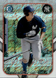 2015 Aaron Judge Bowman Chrome THE FARM'S FINEST SHIMMER REFRACTOR MINI #FFM-AJ New York Yankees
