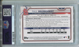 2021 Paul Goldschmidt Bowman SKY BLUE 368/499 PSA 9 #95 St. Louis Cardinals 0919