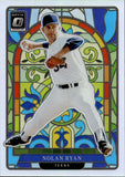 2026 Nolan Ryan Donruss Optic STAINED GLASS SP #2 Texas Rangers HOF