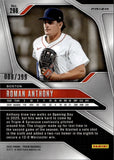 2025 Roman Anthony Panini Prizm ORANGE PULSAR PRIZM 8/399 #266 Boston Red Sox