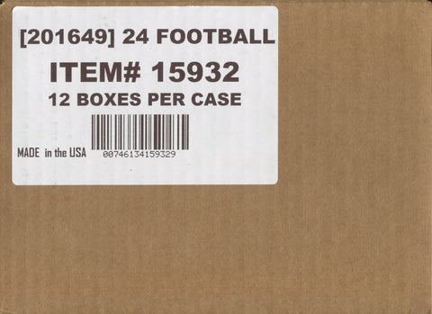 2024 Panini Luminance Football Hobby, 12 Box Case