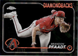 2024 Brandon Pfaadt Topps Chrome Sapphire BLACK 6/10 #664 Arizona Diamondbacks