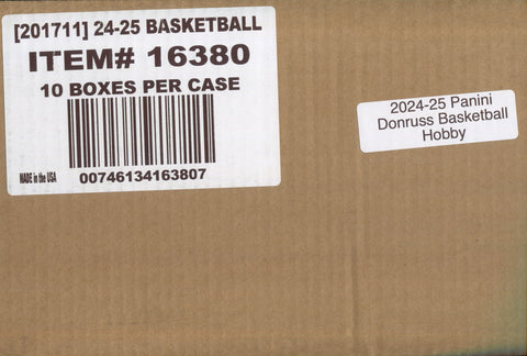 2024-25 Panini Donruss Basketball Hobby, 10 Box Case