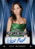 2025 Rose McGowan Leaf Pop Century BLUE AUTO 3/3 AUTOGRAPH #BA-RMG Charmed