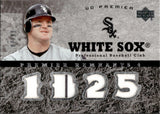 2007 Jim Thome Upper Deck UD Premier PREMIER REMNANTS 4 87/91 GAME-USED JERSEY #PR4-JT Chicago White Sox