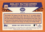 2023 Adley Rutschman Topps Throwback Thursday 1987 TOYS R US DESIGN ROOKIE RC #156 Baltimore Orioles 1