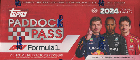 2024 Topps Paddock Pass F1 Formula 1 Racing Hobby, Box