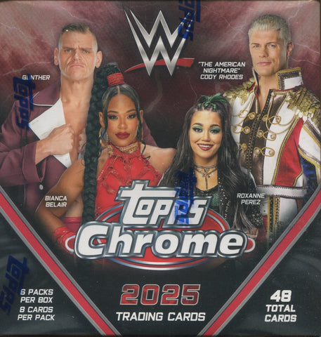 2025 Topps WWE Chrome Mega, Box 2025 Topps WWE Chrome Mega, Box