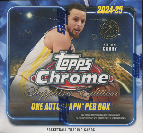 2024-25 Topps Chrome Basketball Sapphire Edition, Box