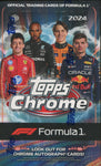 2024 Topps Chrome Formula 1 F1 Racing Hobby, 12 Box Case