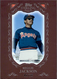 2009 Reggie Jackson Topps Sterling BURGUNDY 1/10 #22 California Angels