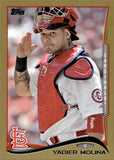 2014 Yadier Molina Topps GOLD 1425/2014 #57 St. Louis Cardinals
