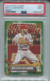 2022 Matt Carpenter Topps Gypsy Quessn GREEN PSA 9 #294 St. Louis Cardinals 1087