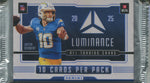 2025 Panini Luminance Football Hobby, Pack