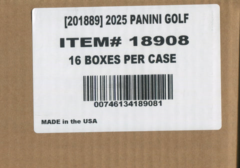 2025 Panini Prizm LIV Golf Hobby, 16 Box Case