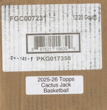 2025-26 Topps Chrome Cactus Jack Basketball Hobby, 12 Box Case