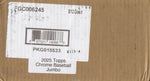2025 Topps Chrome Baseball Jumbo, 8 Box Case