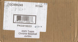 2025 Topps Chrome Baseball Jumbo, 8 Box Case