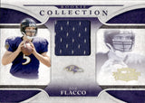 2008 Joe Flacco Donruss Threads ROOKIE COLLECTION MATERIALS 187/500 RC JERSEY #RCM-15 Baltimore Ravens