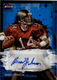 2024 Brad Johnson Topps Finest BLUE REFRACTOR AUTOGRAPH 55/99 AUTO #FA-BJ Tampa Bay Buccaneers