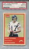 2004 Philip Rivers Fleer Tradition ROOKIE RC PSA 9 #337 San Diego Chargers 5270
