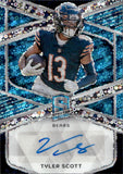 2024 Tyler Scott Panini Spectra NEON BLUE PRIZM AUTOGRAPH 30/50 AUTO #SIG-TST Chicago Bears