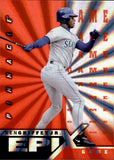 1998 Ken Griffey Jr. Pinnacle EPIX GAME ORANGE #E1 Seattle Mariners