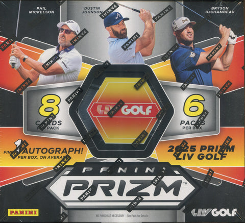 2025 Panini Prizm LIV Golf Hobby, Box
