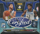 2020-21 Panini Certified Basketball TMALL Asia, 12 Box Case