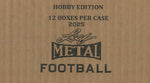 2025 Leaf Metal Football Hobby, 12 Box Case *RELEASES 5/30*