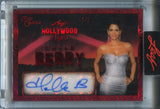 2025 Halle Berry Leaf Red Carpet RED FOIL HOLLYWOOD SIGNS AUTO 1/1 ONE OF ONE AUTOGRAPH #HS-HB1 X-Men