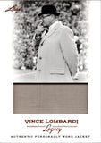2012 Leaf Vince Lombardi Legacy WORN JACKET #WJ-23 Green Bay Packers