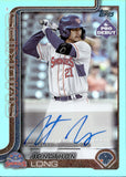 2025 Jonathon Long Topps Pro Debut AQUA FOIL AUTOGRAPH 60/75 AUTO #PD-162 Chicago Cubs Knoxville Smokies