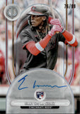 2024 Elly De La Cruz Topps Tribute LEAGUE INAUGURATION ROOKIE AUTOGRAPH 76/99 RC AUTO #LIA-EDLC Cincinnati Reds
