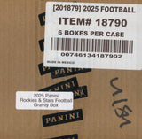 2025 Panini Rookies & Stars Football Gravity Hobby, 6 Box Case