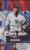 2026 Topps Chrome Baseball Hobby, 12 Box Case *RELEASES 7/22*
