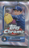 2025 Topps Chrome Baseball Jumbo, Pack