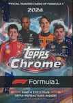 2024 Topps Chrome Formula 1 F1 Racing, 40 Blaster Box Case