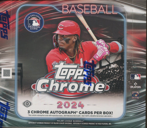 2024 Topps Chrome Baseball Jumbo HTA, Box