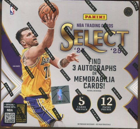 2024-25 Panini Select Basketball Hobby, Box *RELEASES 6/18*