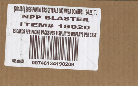 2025 Panini Donruss WNBA Basketball Retail Blaster, 20 Box Case