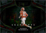 2022 Patrick Mahomes Panini Select SNAPSHOTS #SS-3 Kansas City Chiefs
