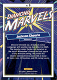 2026 Jackson Chourio Panini Donruss DIAMOND MARVELS BLUE XPLOSION 26/49 #8 Milwaukee Brewers