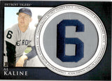2012 Al Kaline Topps SERIES ONE COMMEMORATIVE RETIRED NUMBER PATCH #RN-AK Detroit Tigers