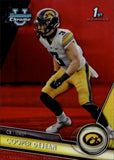 2023 Cooper DeJean Bowman University Chrome 1ST BOWMAN ROOKIE RED REFRACTOR 1/5 RC #27 Philadelphia Eagles