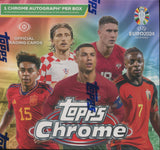 2023-24 Topps UEFA Euro Chrome Soccer Hobby, 12 Box Case