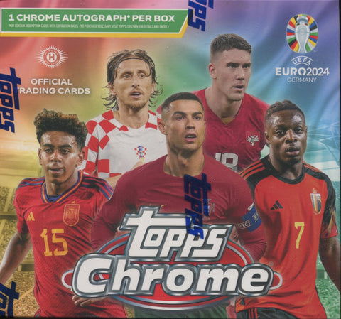 2023-24 Topps UEFA Euro Chrome Soccer Hobby, Box