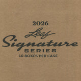 2026 Leaf Metal Signature Series Sports Multi-Sport Hobby, 10 Box Case *RELEASES 8/28*